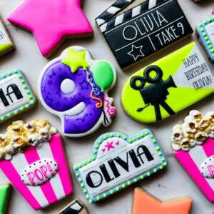 Neon Movie Night Birthday