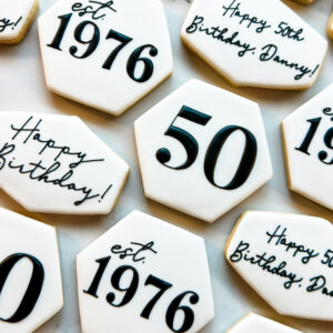 Classic Black & White 50th Birthday
