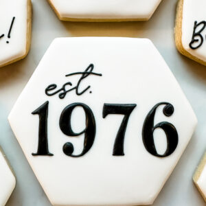Alternative view of Classic Black & White 50th Birthday